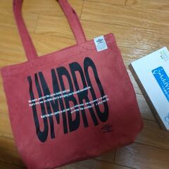 【お引渡し調整中】アンブロのトートバッグ　差し上げます。