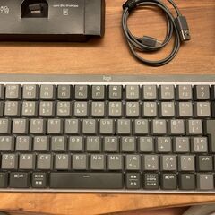 ロジクール　美品　ワイヤレス　メカニカルキーボード　赤軸　MXMECHANICALMINIの画像