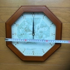 ★掛け時計 プーさん φ26㎝ 「美品」の画像