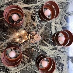 早い者勝ち 木目 シーリングライト 5灯 LED の画像