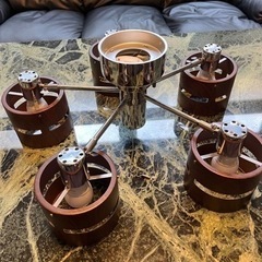 早い者勝ち 木目 シーリングライト 5灯 LED の画像