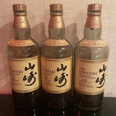 サントリー山崎12年　空瓶３本セット②