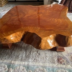 欅一本物ローテブルの画像