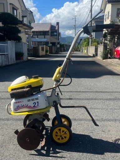イセキ パンジー21 耕運機 管理機　耕転機　 移動輪付　家庭菜園 畑 耕うん　動作確認済