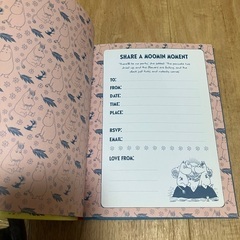 MOOMIN ムーミン　massages 洋書の画像