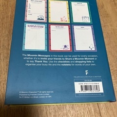 MOOMIN ムーミン　massages 洋書の画像