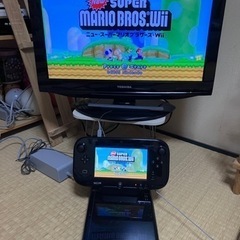 【取引成立】訳あり、ジャンク品扱い、中古wiiU本体、ゲームパッド(タッチペン無し)ケーブル等無し、部品取りにどうぞ。の画像