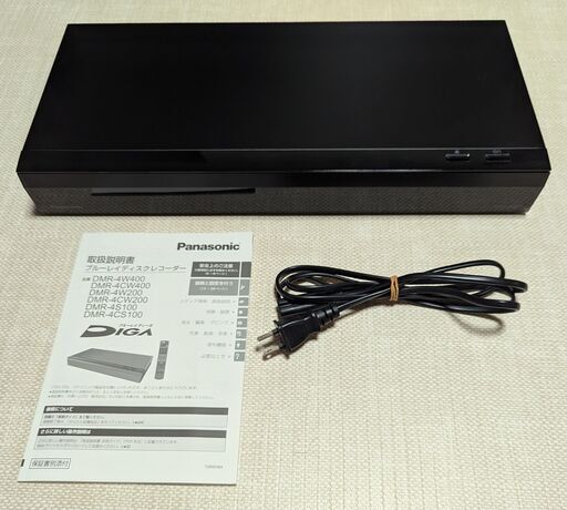 Panasonic パナソニック DMR-4CS100 ブルーレイディスクレコーダー
