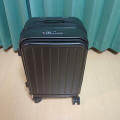 [meer]  スーツケース　USBポート付き カップホルダー付...