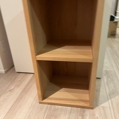 美品　木製棚　高さ80　