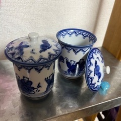 蓋つき湯呑　7客まとめての画像