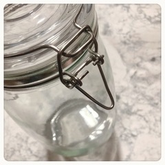 ꒰未使用꒱アンティーク調 密封 漬け物 グラス 容器  保存瓶の画像