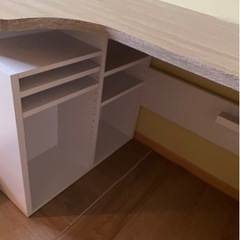 《取引中》L字型デスク【LOWYA】の画像