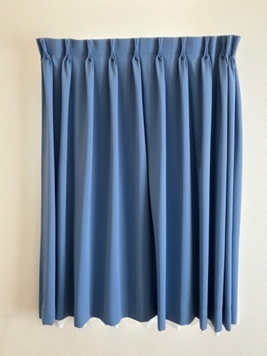 【美品】遮光防炎カーテン\u0026レースセット135cm×100cm