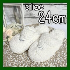 【新品未使用】スリッパ 室内 モコモコシューズ ルームシューズ ...