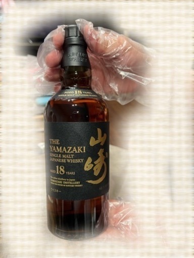 山崎ウィスキー18年　YAMAZAKI　Japanese whiskey 