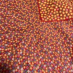 昭和レトロ　コタツ布団カバー　　　正方形の画像