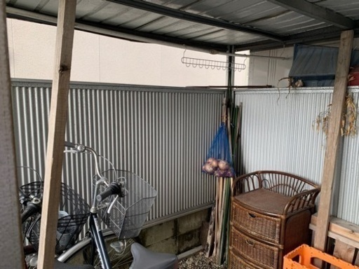 受付終了　受渡決定　自転車小屋