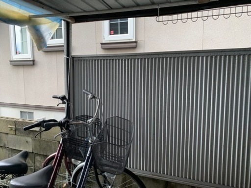 受付終了　受渡決定　自転車小屋