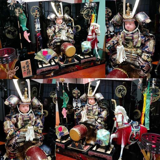 豪華】武者大将 12号 金箔 24kGP 五月人形 雛祭り セット