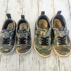 VANS 迷彩 スニーカー の画像