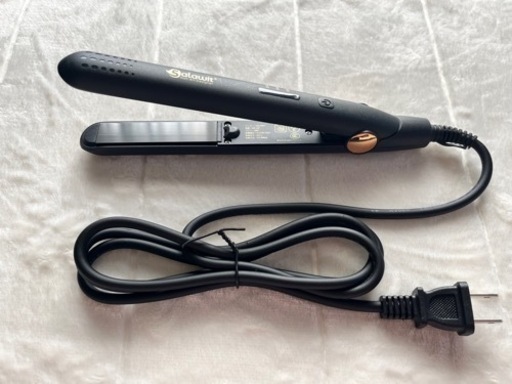 ★新品★値下げ★ヘアアイロン ミニサイズ 携帯 旅行 黒