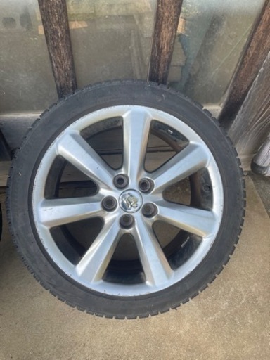 18クラウンアスリート　純正ホイール4本スタッドレス付き