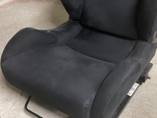 ひたち 電動レカロシート 黒・グレー RECARO レカロ SR-11 CZ4AランエボX純正シート ZC32Sシートレール付き