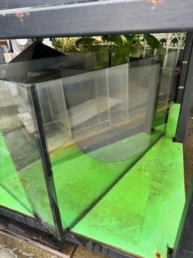 90㌢水槽フレームレスガラス水槽ハイタイプ900×450×h500