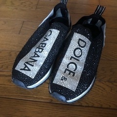 DOLCE&GABBANA ソレント スワロフスキースニーカー