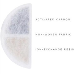 【新品】猫用 自動給水器 コードレス フィルター スポンジ コットンパッド10個セットの画像