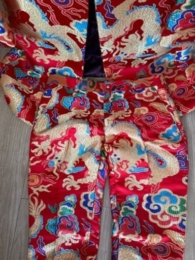 タキシード　着物リメイク