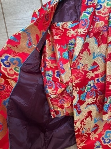 タキシード　着物リメイク