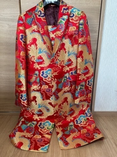 タキシード　着物リメイク