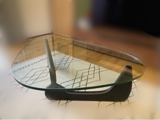 【お取引中】イサムノグチ　コーヒーテーブル　ガラステーブル