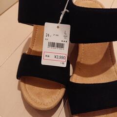未使用☆サンダル（箱なし）24cmの画像
