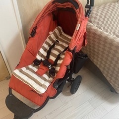 ベビーカー　エアバギー　オレンジ