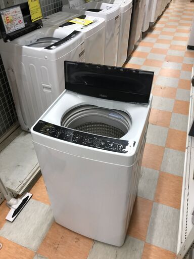 洗濯機 5.5kg ハイアール JW-C55D 2020年製 W(幅)52.6×D(奥行き)50.0×H(高さ)88.8cm ※クリーニング済み
