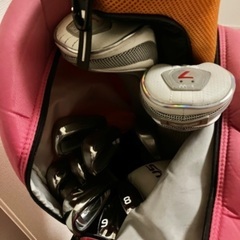 ゴルフバッグ、クラブ（女性用）の画像