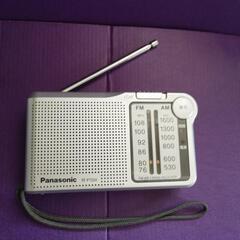 ポケットラジオ FM AM 乾電池式 Panasonic