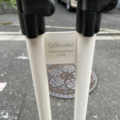 CycleLocker自転車スタンド 縦置きの画像