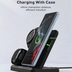 3in1 ワイヤレス充電器の画像