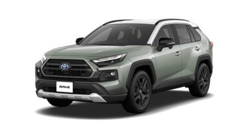 RAV4のフロアマット、ラゲッジマット、ドアポケットマットのセット