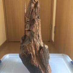 鍾馗様　七福神　一刀彫　飾り物　昭和　当時物　伝統工芸品の画像
