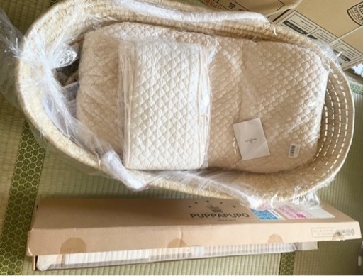 PUPPAPUPO　クーファン＋スタンド＋お布団＋クーファンガード 四点セット