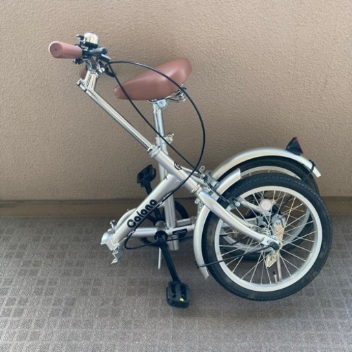 美品！　コロノ　折りたたみ自転車　16インチ　鍵付き