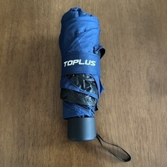 TOPLUS 晴雨兼用 折り畳み傘 ネイビーの画像
