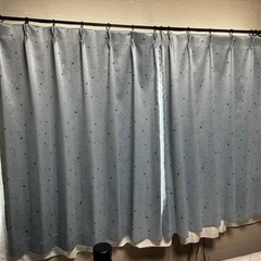 ニトリ　遮光1級・遮熱カーテン(ルトロ ターコイズブルー 100X135X2)の画像