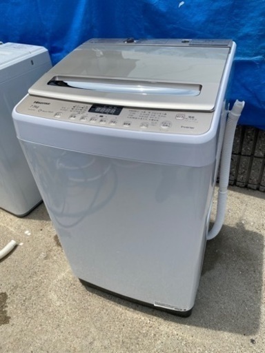 お薦め品‼️簡易分解洗浄済み‼️インバータ搭載 ハイセンス洗濯機7.5kg2018年