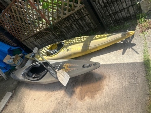 シットインカヌー２艇